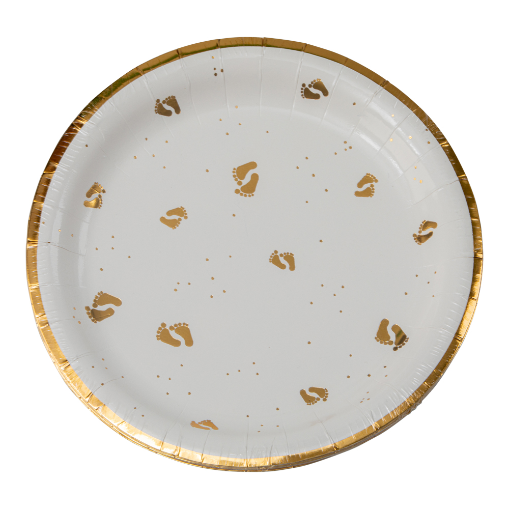 PAPER PLATE FEET 23 CM 8-P