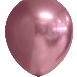 BALLOONS 12" MIRROR PINK 6-P