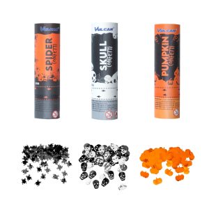 CONFETTI SHOOTER HALLOWEEN 15 CM 3-P