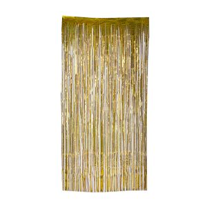 DOOR CURTAIN HOLOGRAPHIC GOLD 92 x 240 CM