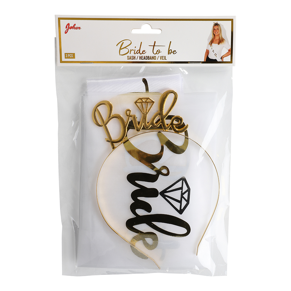 BRIDE TO BE SET GOLD - Bilde 2