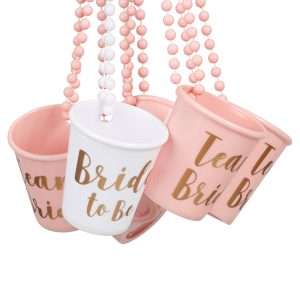SHOT GLASS NECKLACE BRIDE TO BE
