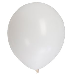 BALLOONS 12" WHITE 10-P