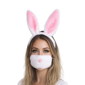 KIT WITH MASK AND HEADBAND EASTER BUNNY