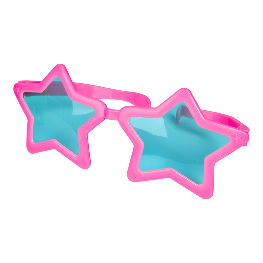 GLASSES STJERNE NEON PINK - Bilde 2
