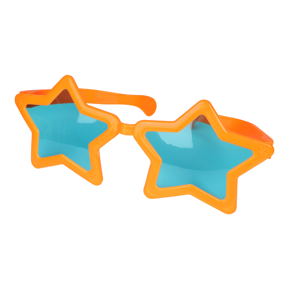 GLASSES STAR NEON ORANGE - Bilde 2