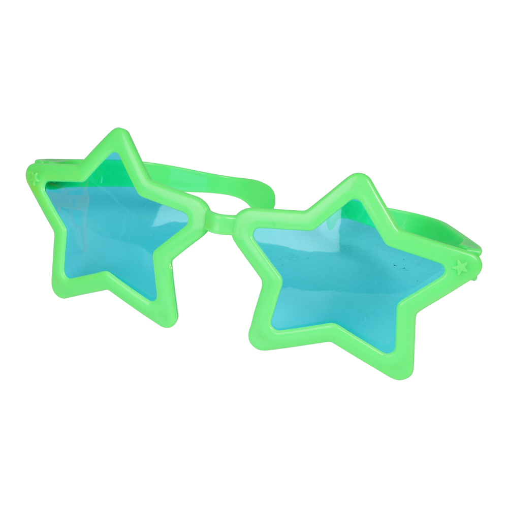 GLASSES STAR NEON GREEN - Bilde 2