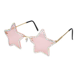 GLASSES PARTY STARS PINK