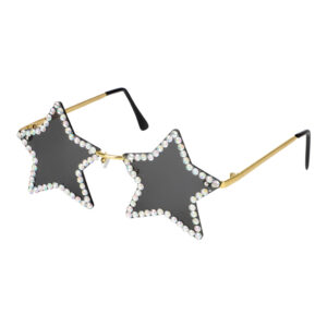 GLASSES PARTY STARS BLACK