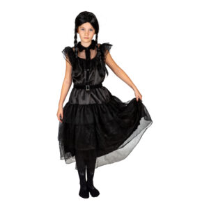 COSTUME BLACK LACE DRESS 158-164