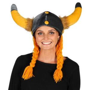 HAT VIKING W. BRAIDS ONE SIZE