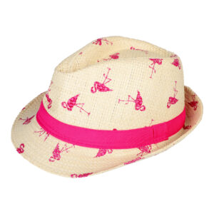 FEODORA HAT FLAMINGO